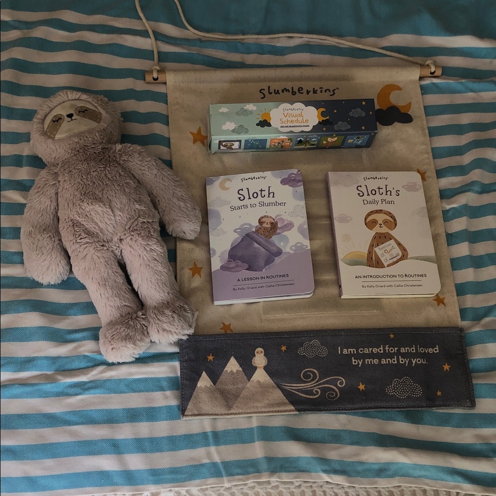 Slumberkins Sloth Routine Set
